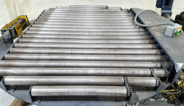LANTECH TURNTABLE CONVEYOR FOR STRETCH WRAPPER Conveyor: 52in x 6.5ft - Image 2
