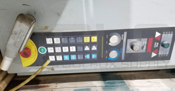 LANTECH Q-600 AUTOMATIC TURNTABLE STRETCH WRAPPER MACHINE AND CABINET - Image 2