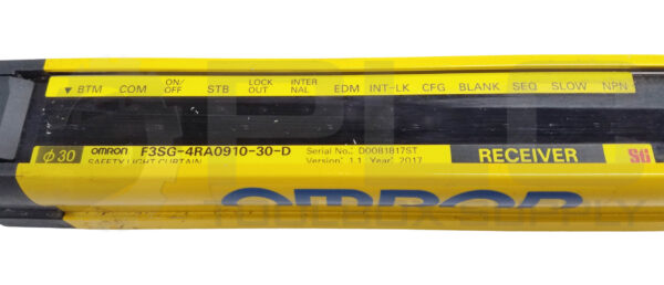 OMRON F3SG-4RA0910-30-D SAFETY LIGHT CURTAIN RECEIVER - Image 5