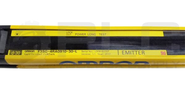 OMRON F3SG-4RA0910-30-L SAFETY LIGHT CURTAIN EMITTER - Image 4