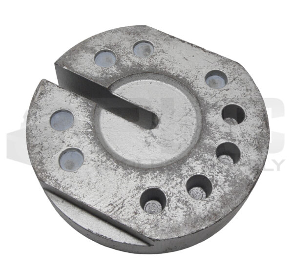 50LB CALIBRATION WEIGHT, 10.5" X 10.5" X 2.5" SLOTTED - Image 2