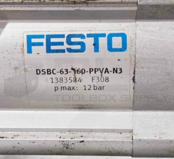 NORD GEAR SK92672.1AB N56C W/ MARATHON Y535 MOTOR & FESTO DSBC-63-160-PPVA-N3 - Image 7