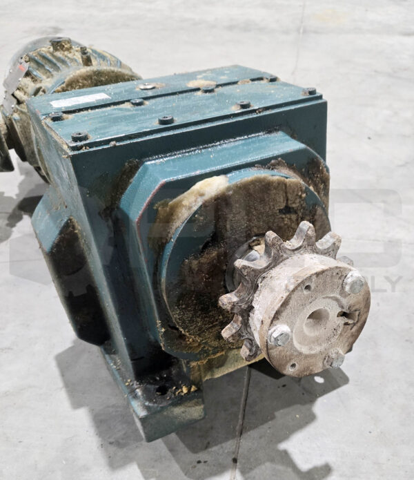 RELIANCE ELECTRIC P18C1183B MOTOR W/ QUANTIS HB883LN180TC GEAR REDUCER - Image 3