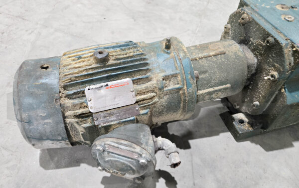 RELIANCE ELECTRIC P18C1183B MOTOR W/ QUANTIS HB883LN180TC GEAR REDUCER - Image 5