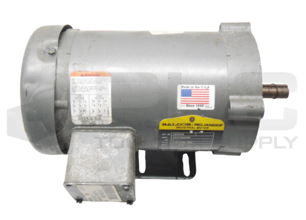 NEW BALDOR CM3546 MOTOR 3PH 1HP 1725RPM FR: 56C, 34G795X269 - Image 3