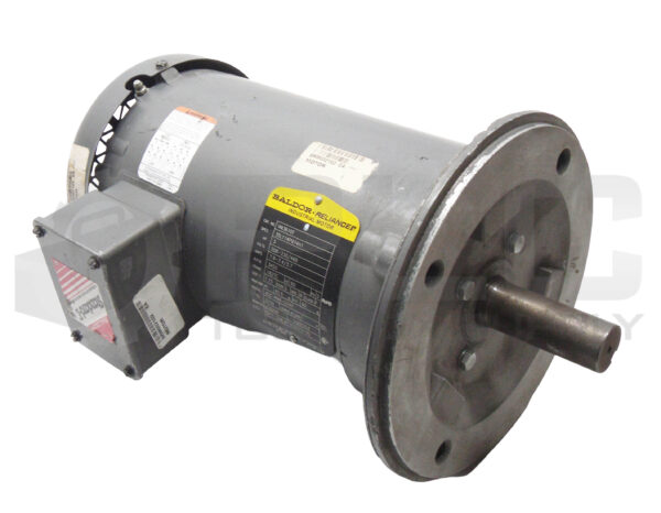 BALDOR VM3610T MOTOR 3PH 3HP 3450RPM 7.9-7.4/.7AMP FR: 182TC, 35L114P974H1