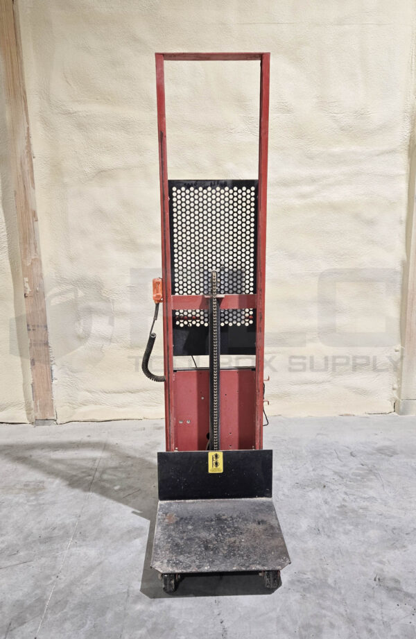 WESCO PESPL-80-2424 POWER-LIFT STACKER 1000 LBS, BASE: 24"X24", 93" TALL - Image 2