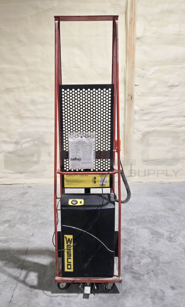 WESCO PESPL-80-2424 POWER-LIFT STACKER 1000 LBS, BASE: 24"X24", 93" TALL - Image 5