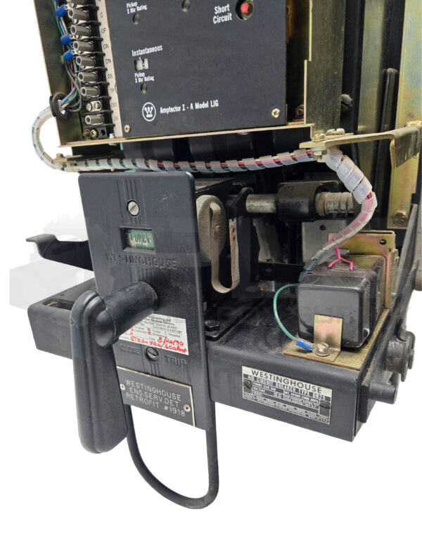 NEW WESTINGHOUSE DB25 AIR CIRCUIT BREAKER 25000AMP 600AC 250DC SIZE: 600 - Image 5