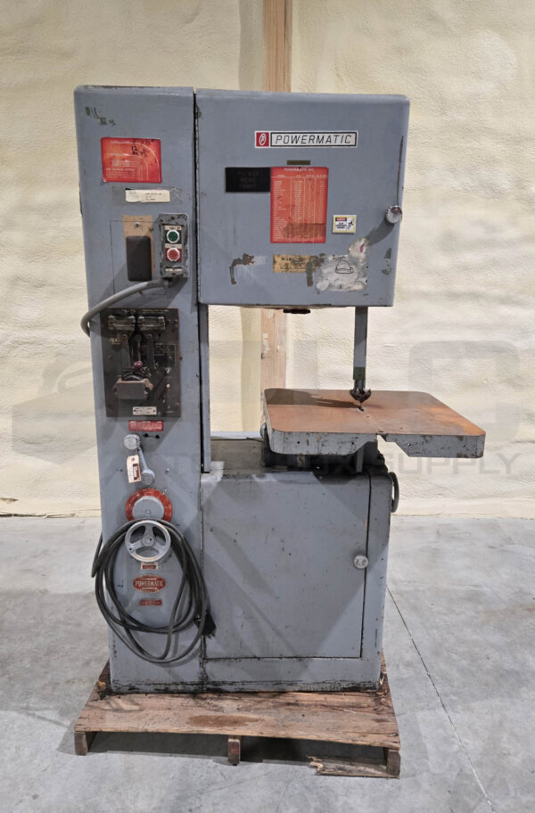 POWERMATIC 82 BAND SAW W/ FLASH WELDER 600, 15AMP 220V