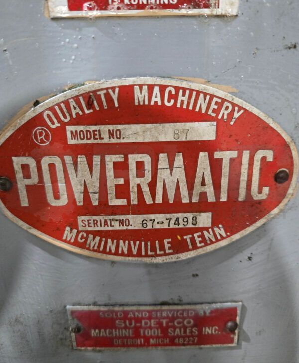 POWERMATIC 82 BAND SAW W/ FLASH WELDER 600, 15AMP 220V - Image 11