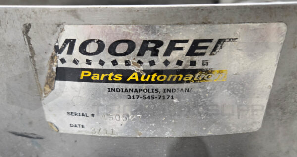 MOORFEED 21" VIBRATORY BOWL FEEDER - Image 6