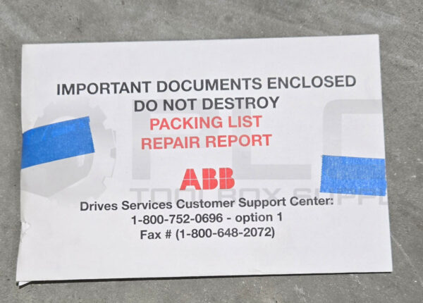REPAIRED ABB ACB530-U1-246A-4+B055 VARIABLE FREQUENCY DRIVE 3PH 200HP 246A - Image 7