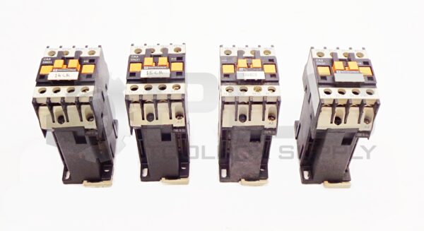LOT OF 4 TELEMECANIQUE CA3DN31 CONTACTOR 600VAC 10A W/ BD COIL 24V
