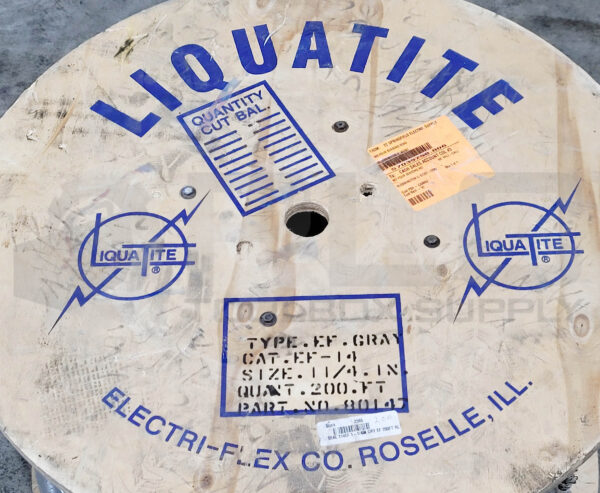 NEW REEL LIQUATITE EF-14 CONDUIT 200FT 1-1/4" GRAY - Image 3