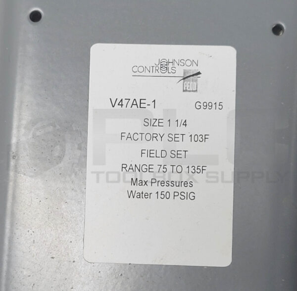 NEW JOHNSON CONTROLS V47AE-1 TEMPERATURE ACTUATED VALVE - Image 6