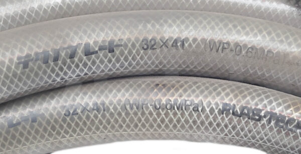 NEW PLASTECH 32X41 RUBBER HOSE PVC ESTM. 10M - Image 4
