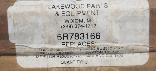 NEW LAKEWOOD PARTS & EQUIPMENT 5R783166 U-BOLT KIT - Image 4