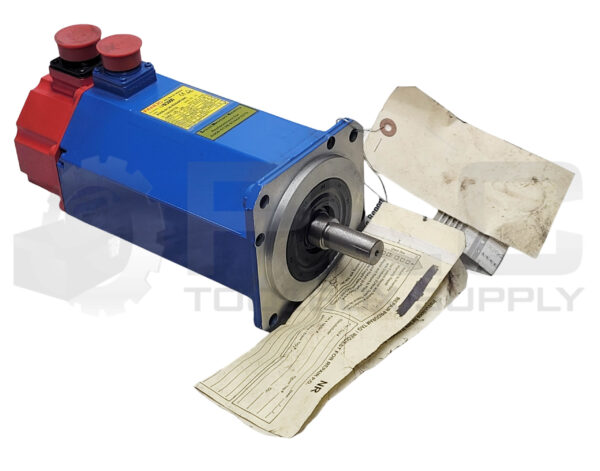 REPAIRED FANUC A06B-0128-B584#7000 AC SERVO MOTOR W/ LIQUID RESISTANT COATING