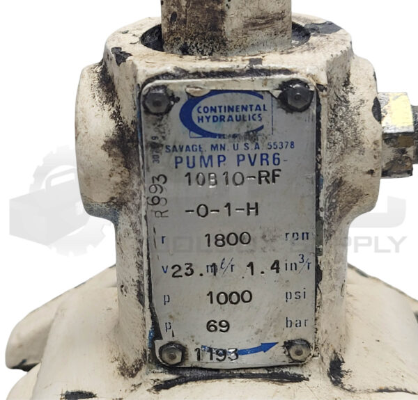 CONTINENTAL HYDRAULICS PVR6-10B10-RF-0-1-H HYDRAULIC VANE PUMP 1000PSI 1800RPM - Image 5