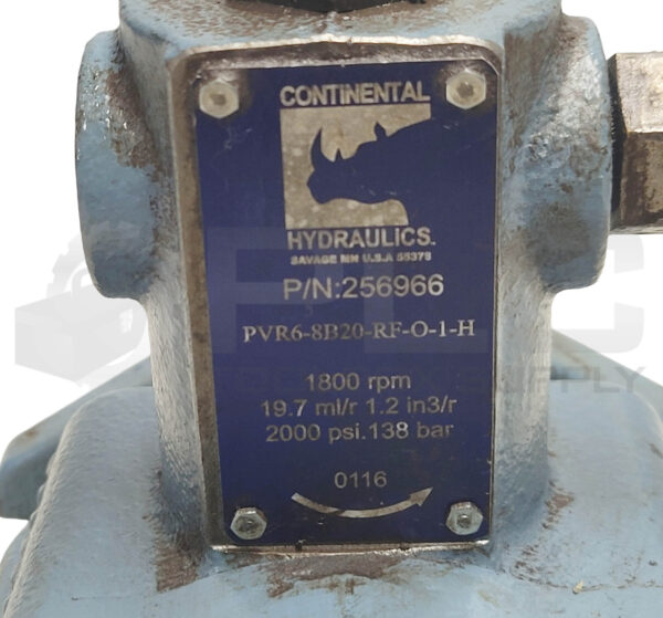 CONTINENTAL HYDRAULICS PVR6-8B20-RF-O-1-H HYDRAULIC VANE PUMP 1800RPM 2000PSI - Image 5