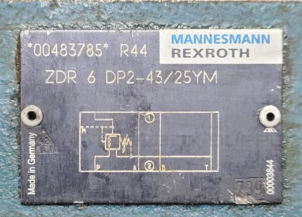 REXROTH ZDR 6 DP2-43/25YM PRESSURE REDUCING VALVE - Image 4