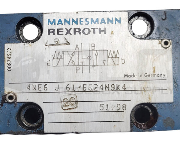 REXROTH 4WE6 J 61 EG24N9K4 DIRECTIONAL VALVE - Image 4