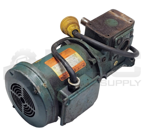 RELIANCE ELECTRIC P56H5069U MOTOR W/ TIGEAR MR94753-T-RY GEARBOX BROKEN BASE - Image 2