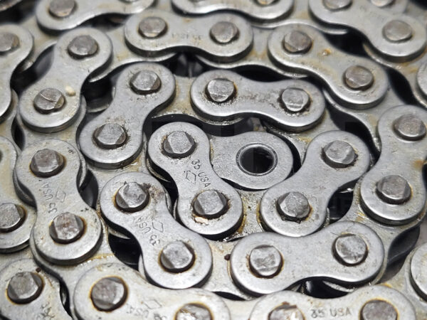 NEW DIAMOND X-1282-010 ROLLER CHAIN 77" DAMAGED END LINK - Image 3