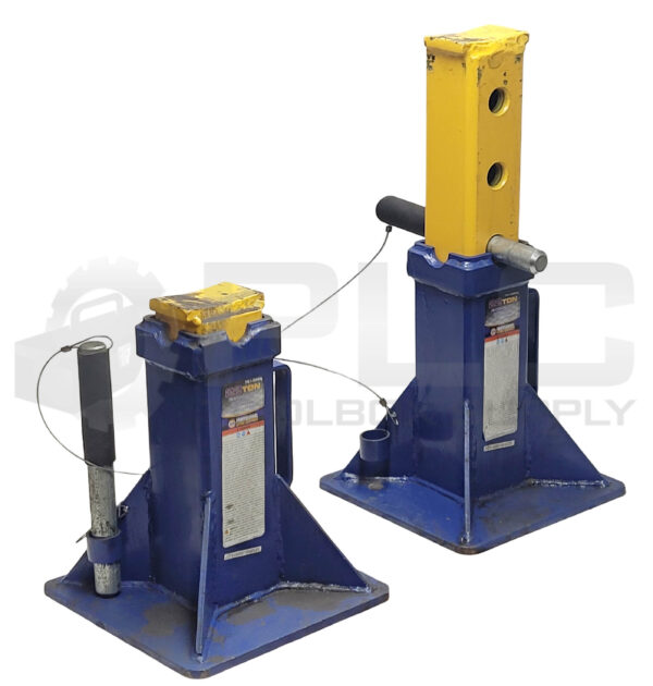 SET OF 2 NAPA 791-5280 JACK STAND 22 TON PIN TYPE