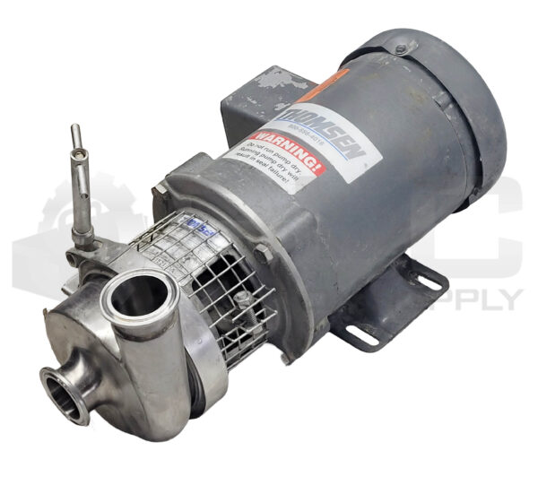 BALDOR CM3545 MOTOR 34A62-282 1HP W/ THOMSEN 41521-DA SANITARY CENTRIFUGAL PUMP - Image 2