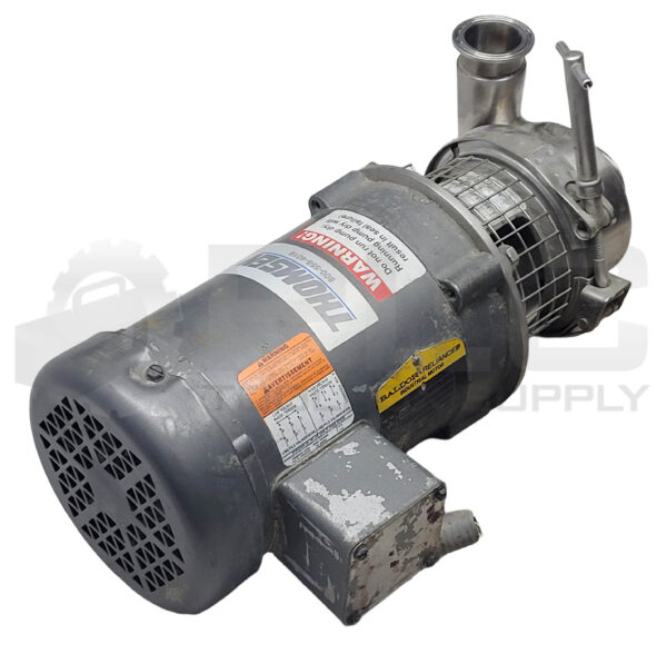 BALDOR CM3545 MOTOR 34A62-282 1HP W/ THOMSEN 41521-DA SANITARY CENTRIFUGAL PUMP - Image 3