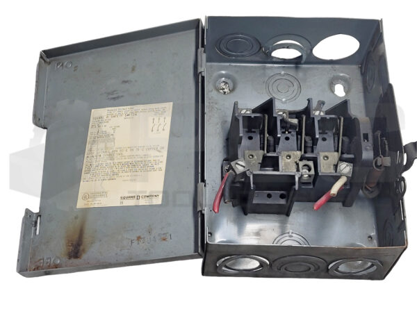 SQUARE D DU322 /E1 SAFETY SWITCH TYPE 1 60A 240VAC 1PH/10HP 3PH/15HP - Image 3