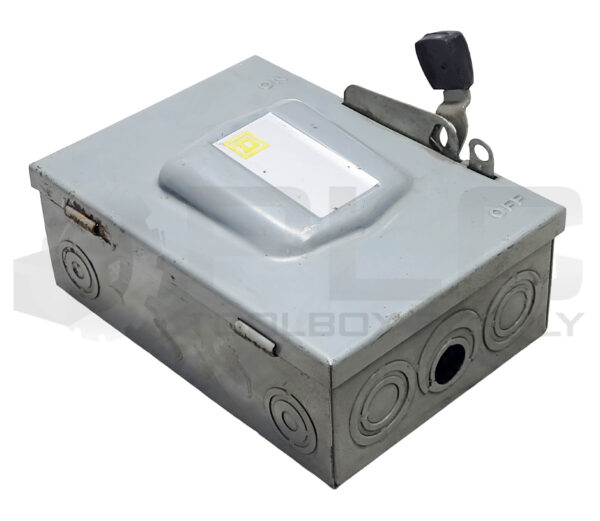 SQUARE D DU321 /E1 SAFETY SWITCH TYPE 1 30A 240VAC 1PH/3HP 3PH/7-1/2HP