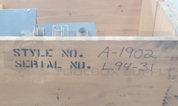 NEW POPE CORPORATION A-1902 MOTOR FOR GIDDINGS & LEWIS MILL FS11039 - Image 3