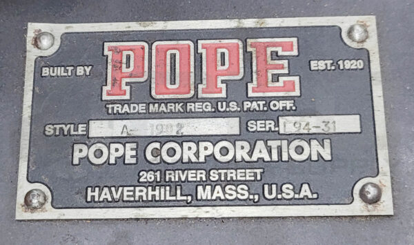 NEW POPE CORPORATION A-1902 MOTOR FOR GIDDINGS & LEWIS MILL FS11039 - Image 9