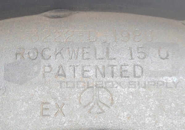 NEW ROCKWELL 3222-D-1980 BRAKE SHOE 4" ABEX-6011-FF LINING - Image 5