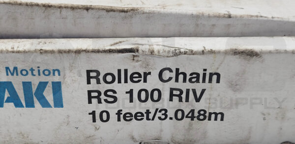 NEW TSUBAKI RS 100 RIV ROLLER CHAIN 10FT 3.048M - Image 5
