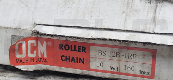 NEW OCM BS 12B-1RP ROLLER CHAIN 158 LINKS ~10' - Image 6