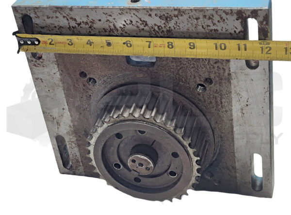 FANUC A06B-0502-B074#7008 SERVO MOTOR AC W/ 11"x12-1/4" MOUNT PLATE W/ SPROCKET - Image 6