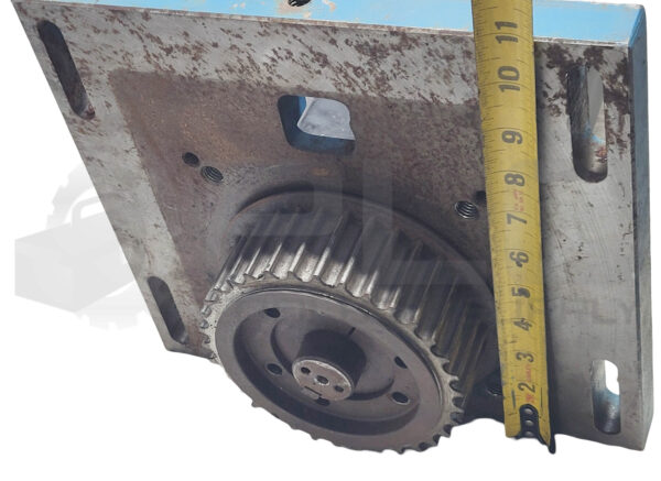 FANUC A06B-0502-B074#7008 SERVO MOTOR AC W/ 11"x12-1/4" MOUNT PLATE W/ SPROCKET - Image 7