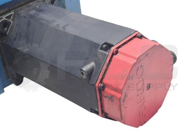 FANUC A06B-0502-B074#7008 SERVO MOTOR AC W/ 11"x12-1/4" MOUNT PLATE W/ SPROCKET - Image 9