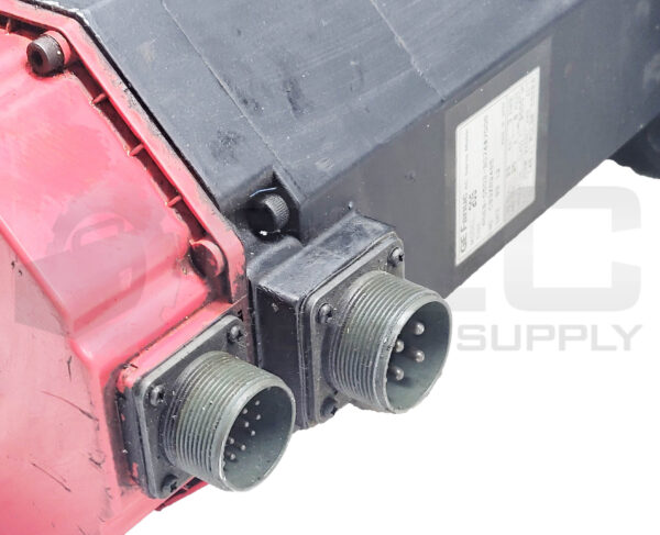FANUC A06B-0502-B074#7008 SERVO MOTOR AC W/ 11"x12-1/4" MOUNT PLATE W/ SPROCKET - Image 10