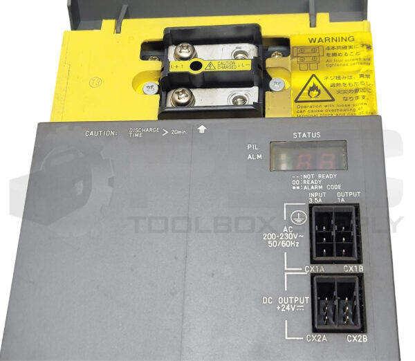 FANUC A06B-6091-H130 /D POWER SUPPLY MODULE 400-460V 64A 50/60HZ 3PH 35KW - Image 6