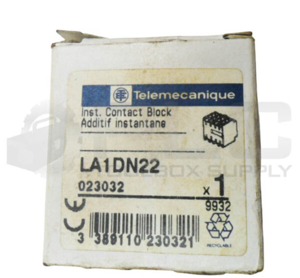 LOT OF 2 NEW TELEMECANIQUE LA1DN22 CONTACT BLOCK - Image 5