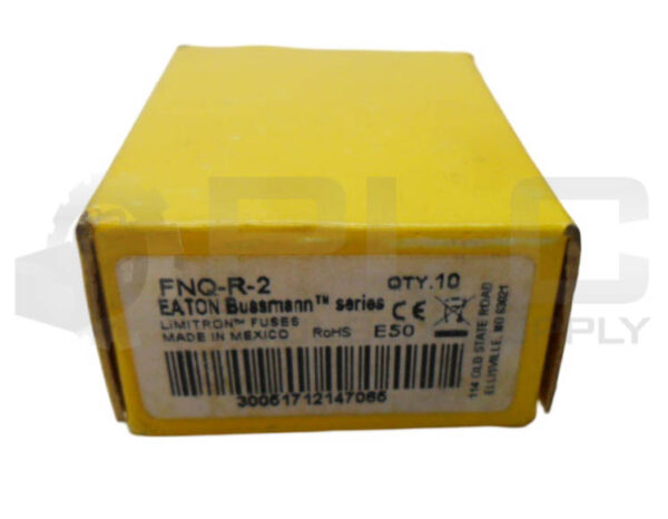 NEW BOX OF 10 BUSSMANN FNQ-R-2 LIMITRON FUSE 2A 600VAC - Image 5