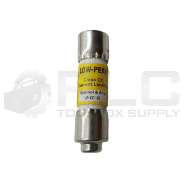 NEW BOX OF 10 BUSSMANN LP-CC-15 LOW PEAK FUSE 15A 600VAC *READ* - Image 2