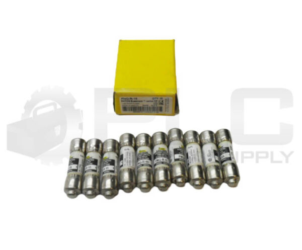NEW BOX OF 10 BUSSMANN FNQ-R-15 LIMITRON FUSE 15A 600VAC