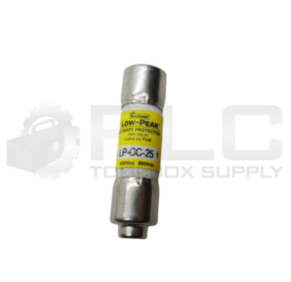 NEW BOX OF 9 BUSSMANN LP-CC-25 LOW PEAK FUSE 25A 600VAC *READ* - Image 2