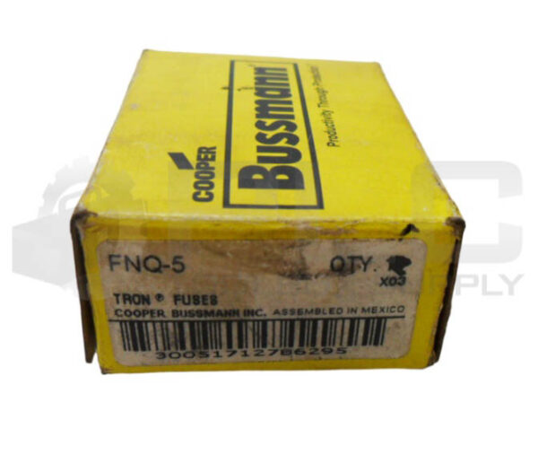 NEW BOX OF 8 BUSSMANN FNQ-5 TIME DELAY FUSE 5A 500VAC *READ* - Image 5
